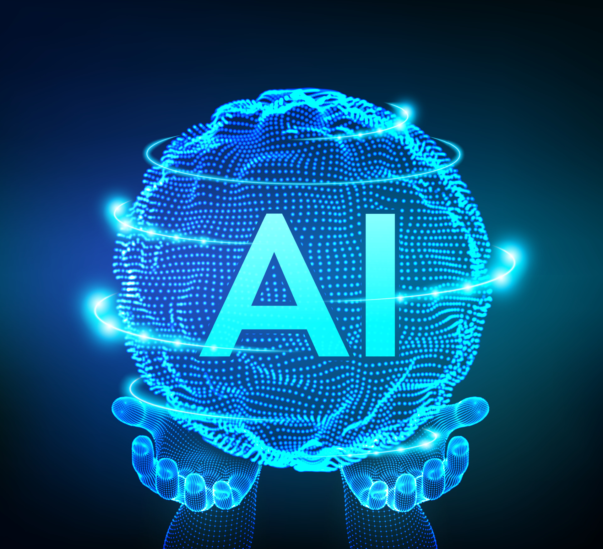 ai-artificial-intelligence-logo-in-hands-artificial-intelligence-and-machine-learning-concept-sphere-grid-wave-with-binary-code-big-data-innovation-technology-neural-networks-illustration-vector